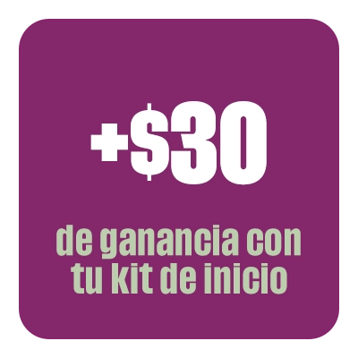 Más de mil pesos de ganancia con tu kit de inicio